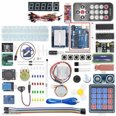 Стартовый набор UNO R3 ATMEGA328 (оригинальный микроконтроллер) EQV