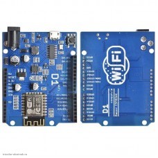 Плата коммутационная (Proto щит) для UNO R3 ESP12F WeMos D1 Wi-Fi 4Mb CH340G USB-micro