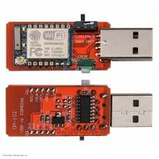 Wi-Fi ESP-07 USB адаптер-программатор на CH340G с переключателем, кнопкой Reset c контроллером