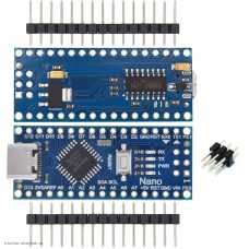 CONTROLLER ARDUINO NANO V3.0 ATMEGA328P+CH340C 16MHz 5V USB-C
