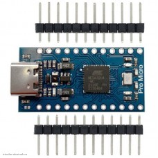CONTROLLER ARDUINO PRO-micro MEGA32U4-MU 16MHz 5V USB-C