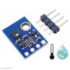 Датчик влажности и температуры воздуха цифровой 4pin I2C AHT21 5.0VDC синий