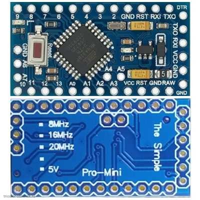 CONTROLLER ARDUINO PRO-mini ATMEGA328P 16MHz 5V