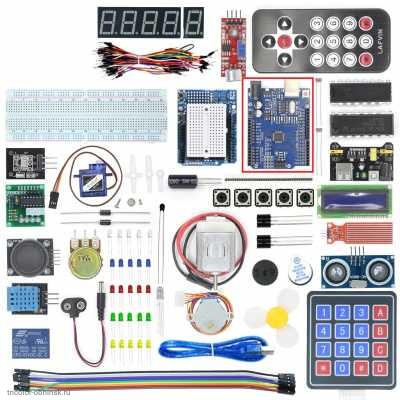 Стартовый набор UNO R3 ATMEGA16U2+CH340G (не оригинальный микроконтроллер) EQV
