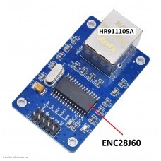 CONTROLLER Ethernet ENC28J60 SPI