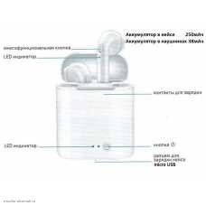 Наушники беспроводные Cadena TW3D-Base Bluetooth V5.0 аккумуляторный кейс