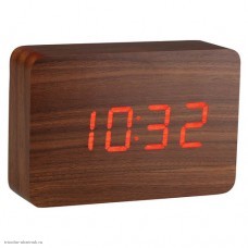 Часы электронные VST-863-1 (красный) (термометр, календарь, будильник)