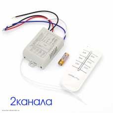 RF 433 MHz Дистанционное управление 2 канала 220V (DA02)