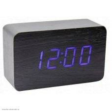 Часы электронные VST-863-5 (синий) (термометр, календарь, будильник)