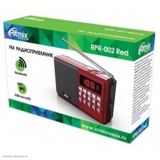 Радиоприёмник Ritmix RPR-002 Red
