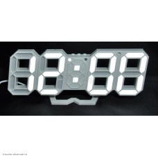 Часы электронные VST-883-6 (белый) (термометр, календарь, будильник)