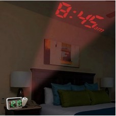 Часы электронные со светодидным проектором DS-8590L-4 зеленый