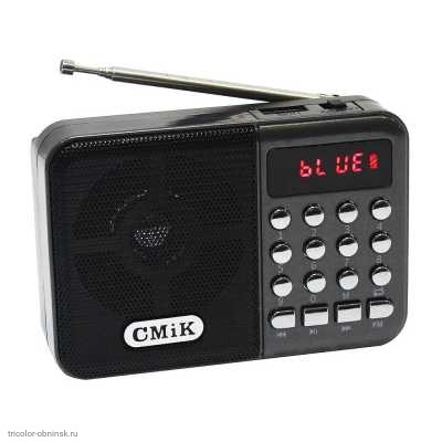 Радиоприемник CMiK MK-066BT MP3  Bluetooth аккумулятор 18650 зарядка 5V