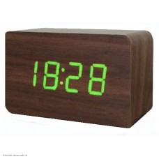 Часы электронные VST-863-4 (зеленый) (термометр, календарь, будильник)