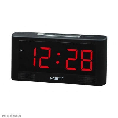 Часы электронные VST-732-1 (будильник) красный