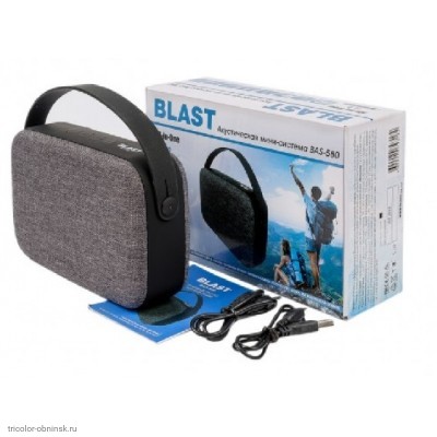 Акустическая мини-система Blast BAS-580 (FM/MP3/USB/SD/AUX/Bluetooth/аккумулятор)