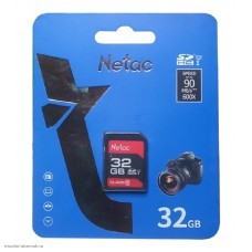 SDHC-карта 32GB Netac HC-I Class 10 (90МБ/с)