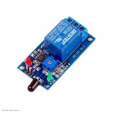 Датчик IR (пламени) пожарная сигнализация 5VDC с исполнительным реле