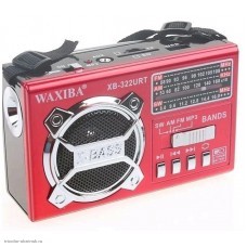 Радиоприемник Waxiba XB-322URT с фонариком Micro SD USB FM AM SW MP3