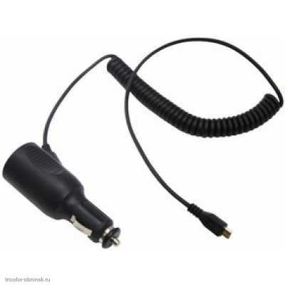 АЗУ micro USB 2000мA витой шнур 2.0м с индикатором