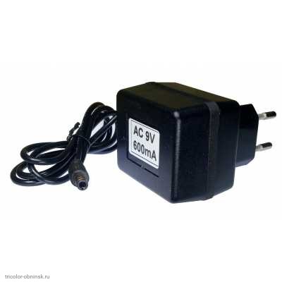 AC-AC адаптер  9V 0.6A штекер 5.5х2.1