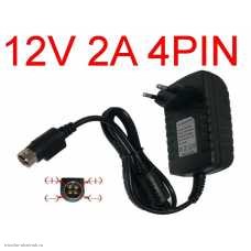 Адаптер импульсный 12V 2.0А с разъемом Kycon Power DIN 4pin