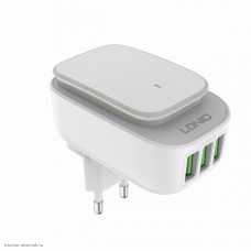СЗУ 3xUSB LDNIO A3305 3400мА +подсветка