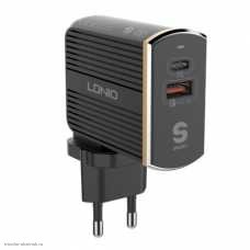 СЗУ 2хUSB 3000mA LDNIO A2502C QC3.0 + PD(USB-C)