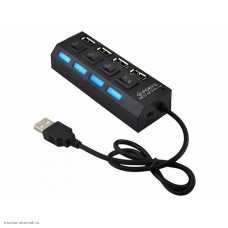 USB 2.0 Hub на 4 порта с выключателями Premier