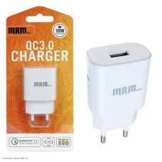 СЗУ 1xUSB 3100мА Quick Charge 3.0 (5В 3.0А/9В 1.8А/12В 1.5А) MRM MR-S90
