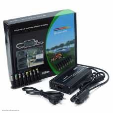 Универсальный БП д/ноутбука 150W (12-24В /8 разъемов/USB 1000мА) 220V + прикуриватель