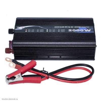 Инвертор 12-220 2000 Вт (с USB 1.0А) TBF