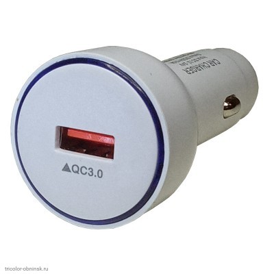 АЗУ QC3.0 DC5V=3.0A / 9V=2A / 12V=1.5A максимум