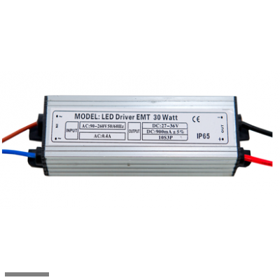 LED DRIVER для светильников AC:90-260v 30w DC:27-36v 900mA IP65 герметичный,