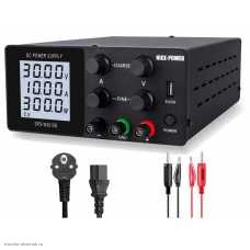 Лабораторный источник питания 3010 SPS-W3010D ЖКИ USB (30В 10А ) (импульсный)