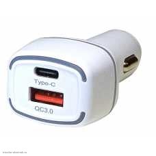 АЗУ PD + QC3.0 DC5V=3.0A / 9V=2A / 12V=1.5A максимум