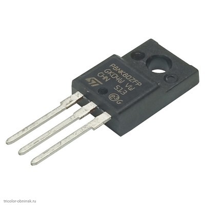Транзистор  8NK80ZFP  8.0a 800v  N  TO-220F
