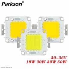 Модуль LED 50w DC U=32-34V; белый тёплый 6000Lm; 120° 3500°K' I=1750 mA