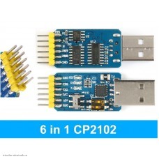 USB to TTL на базе CP2102 6 in 1