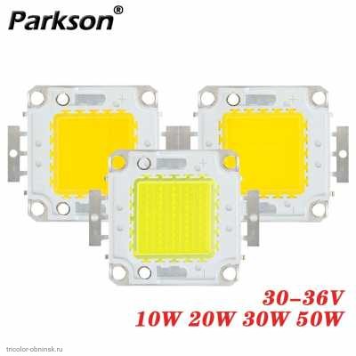 Модуль LED 100w  DC U=30-36V; белый холодный 8000-9500Lm; 6000-6500°K; 120° ; I=3000 mA