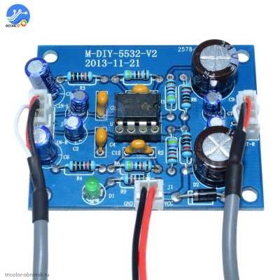 Предварительный усилитель NE5532 12-24v
