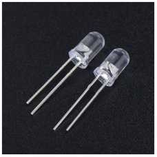 Светодиод № 05 3мм 3,2-3,4v 20mA 6000K 6 Cd белый