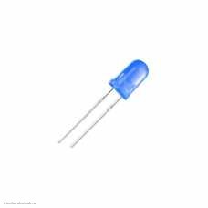 Светодиод № 04 3мм 2,5-3,5v синий матовый