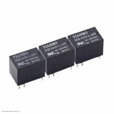 Реле TIANBO HJR-4102 05 VDC 2A (15,7х11,4х10,4)