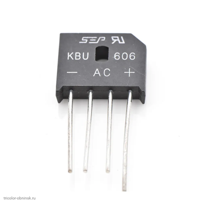 Мост диодный KBU610     6а 700в вертикал