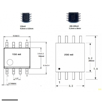 Микросхема ATA6662C-TAQY  LIN трансивер 20kBd  soic-8