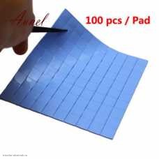 Прокладка теплопроводящая силиконовая 100x10x0.5mm 1шт.