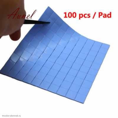 Прокладка теплопроводящая силиконовая 100x10x0.5mm 1шт.