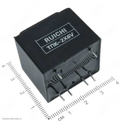 Трансформатор ТПГ-1     2 x 6v  1.5w  0,12a
