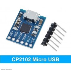 USB-mirco to TTL на базе CP2102